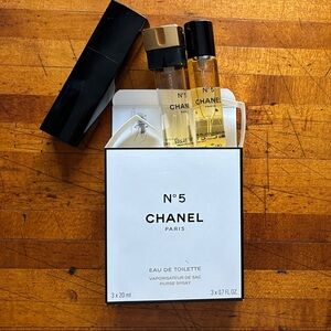CHANEL N°5 Eau de Toilette - Black, Gold, and White